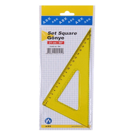ARK SET SQUARE 21CM 60 DEGREE