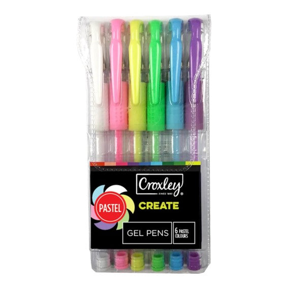 Croxley Gel pens 6pc