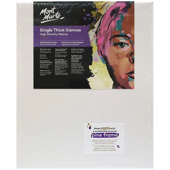 Mont Marte Single Thick Canvas Premium
