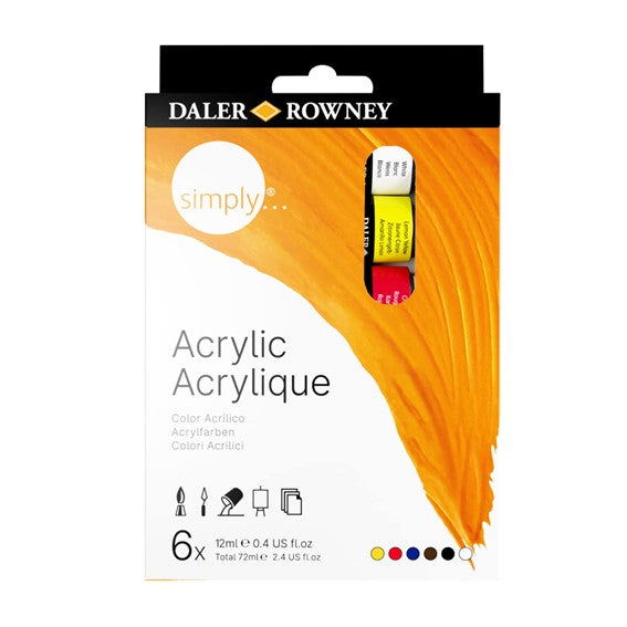 DALER ROWNEY SIMPLY ACRYLIC SET