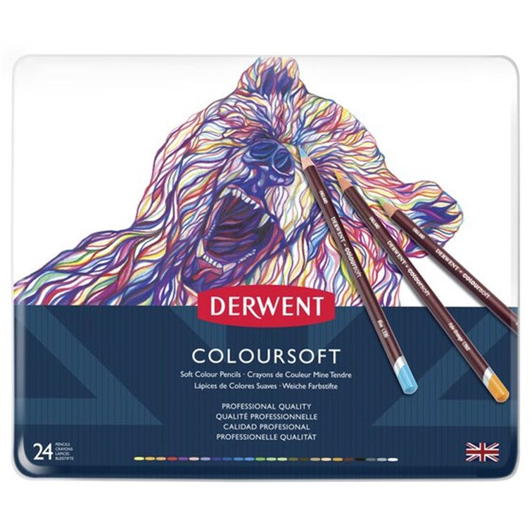 Derwent Coloursoft Pencils Set Of 24