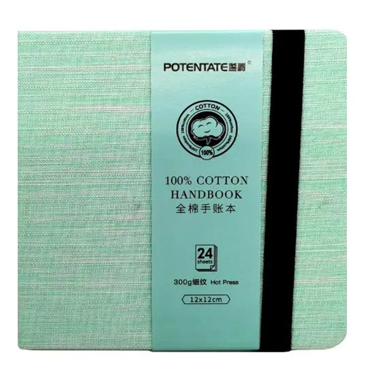 Potentate 300gsm 100% Cotton Hot-Pressed Watercolour Handbook C - 12x12cm