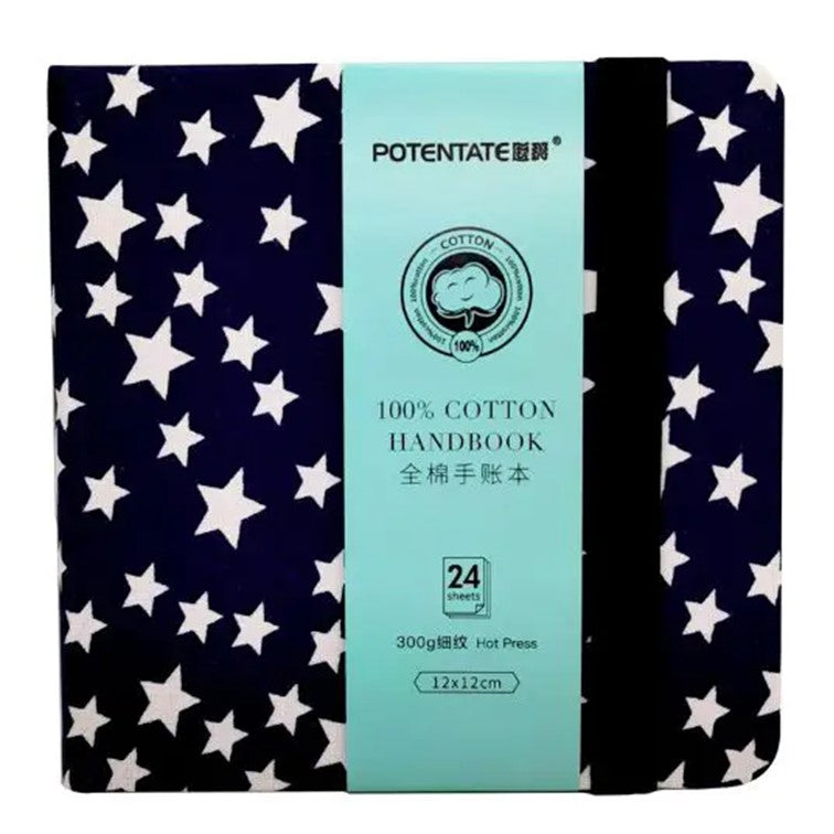 Potentate 300gsm 100% Cotton Hot-Pressed Watercolour Handbook C - 12x12cm