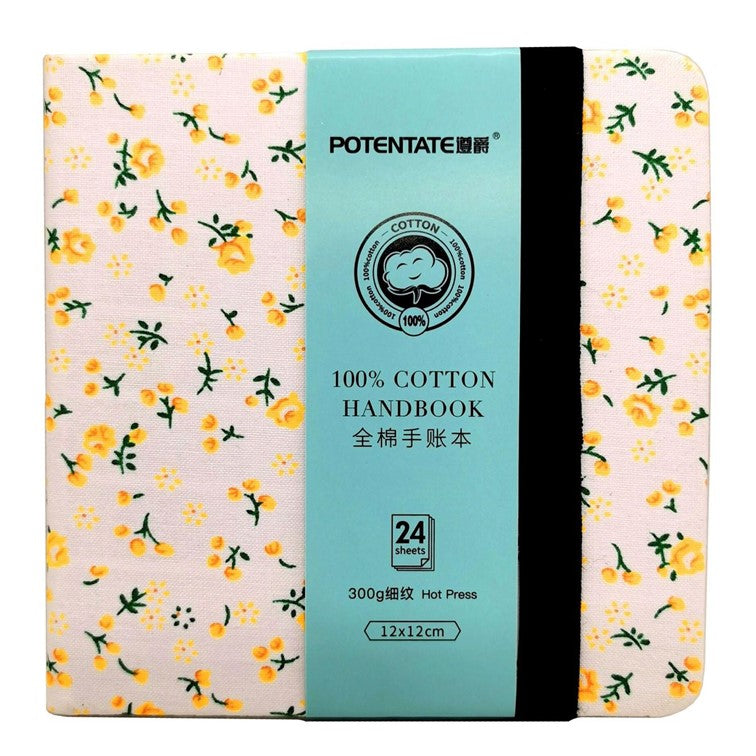 Potentate 300gsm 100% Cotton Hot-Pressed Watercolour Handbook C - 12x12cm