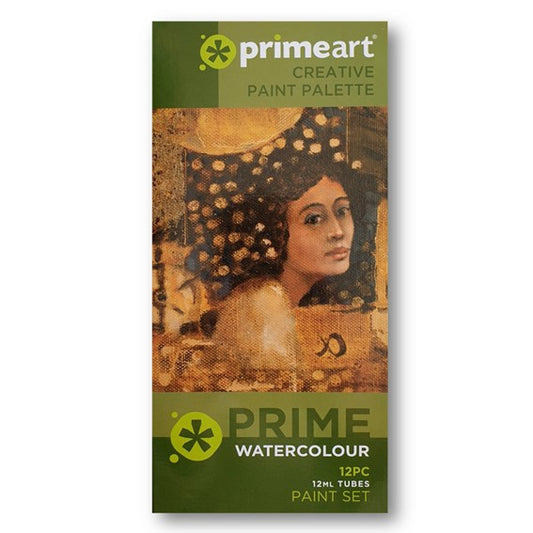 Prime Art Watercolour Paint Set 12ml x 12pc