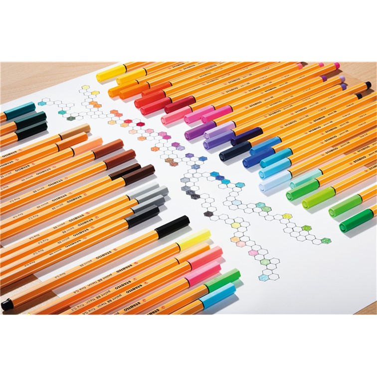 Stabilo Fineliners 6pc Wallet (Assorted)