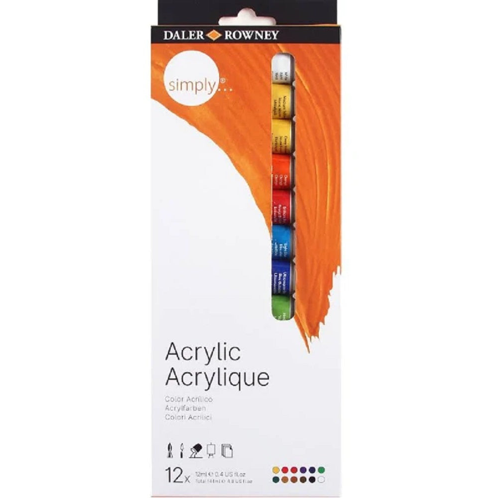 DALER ROWNEY SIMPLY ACRYLIC SET