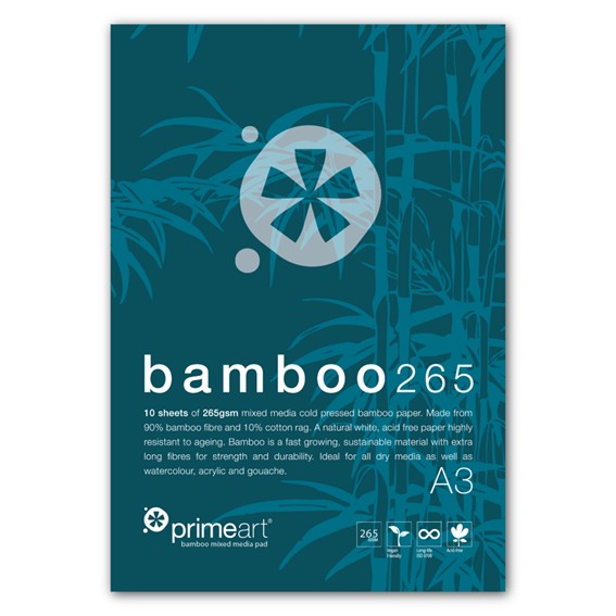 Prime Art Bamboo Mixed Media Pad 265gsm
