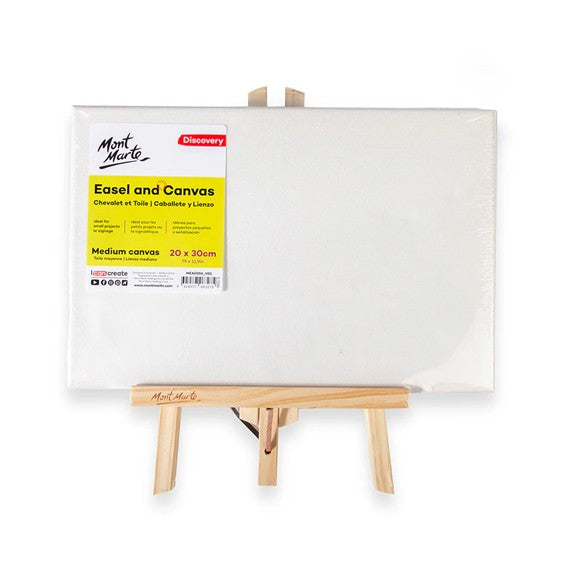 Easel and Canvas 20 x 30cm