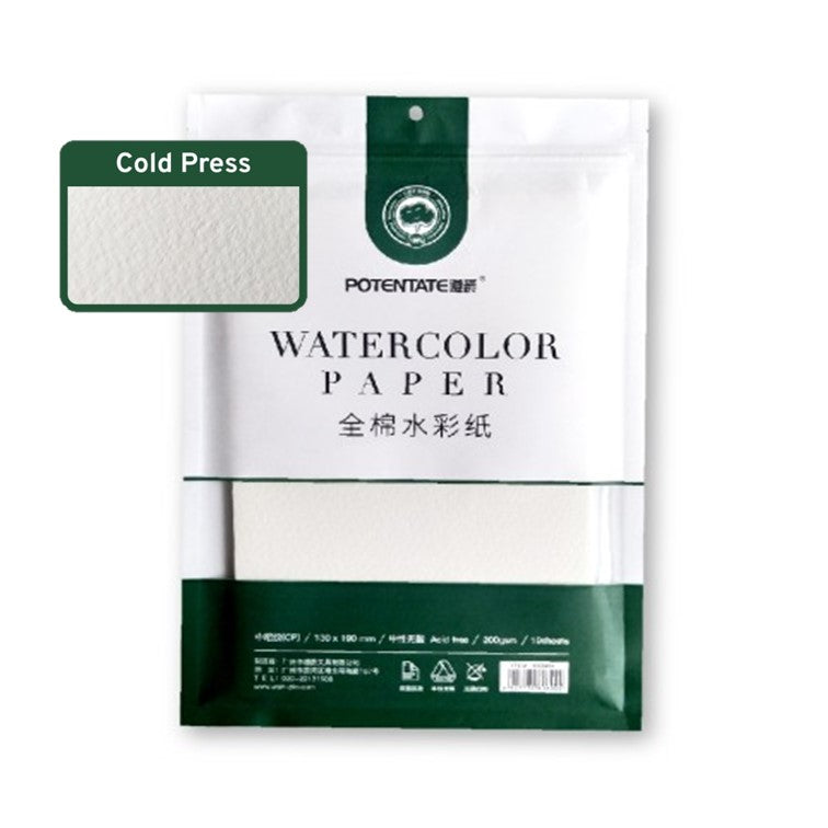 Potentate Watercolour Paper 100% Cotton 300gsm-Cold press