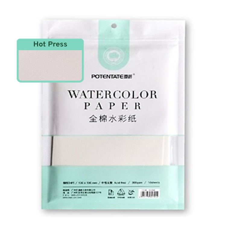 Potentate Watercolour Paper 100% Cotton 300gsm- Hot press