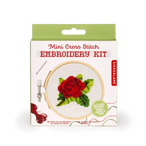 Kikkerland- Embroidery kits
