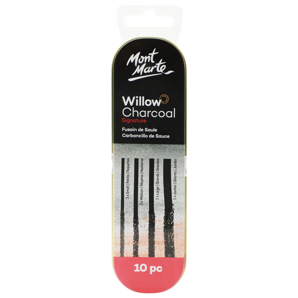 Willow Charcoal in Tin Signature 10pc