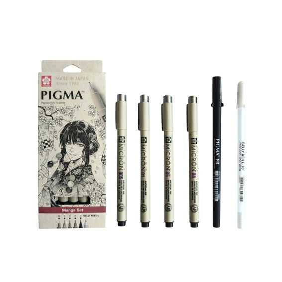 Pigma Micron Pen Set – Sakura 6pc