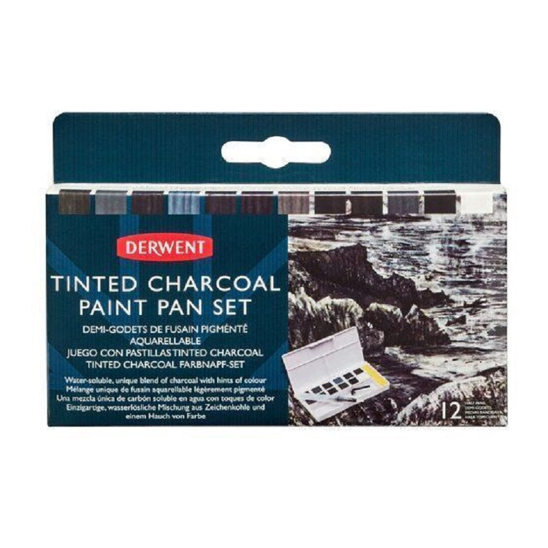 Derwent Tinted Charcoal Paint pan