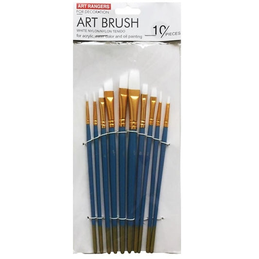 Acrylic brush set 10pc