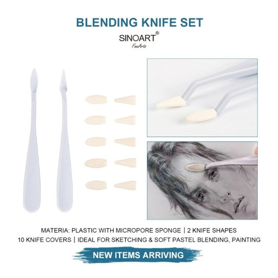 SINOART Blending Knife Set 12 Pc