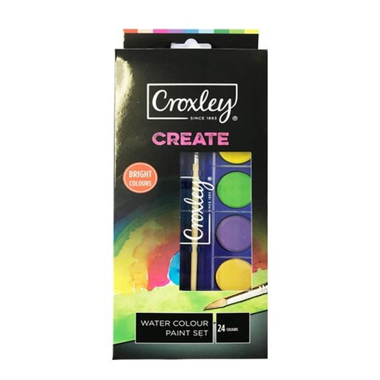 Croxley Water colour paint 24pc