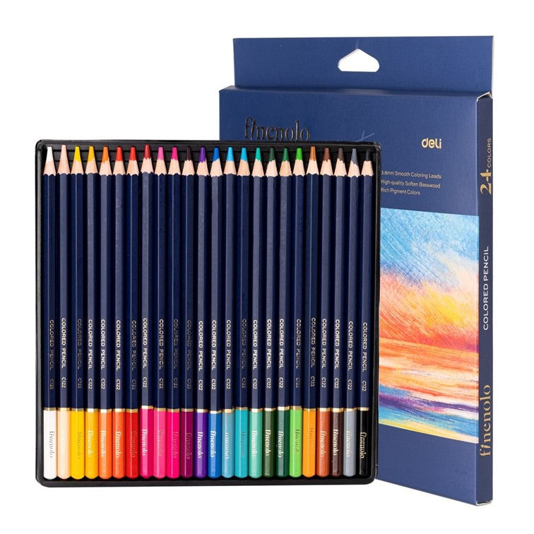 Deli Finenolo coloured pencils 24pc