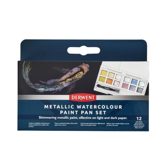 DERWENT METALLIC PAINT PAN SET