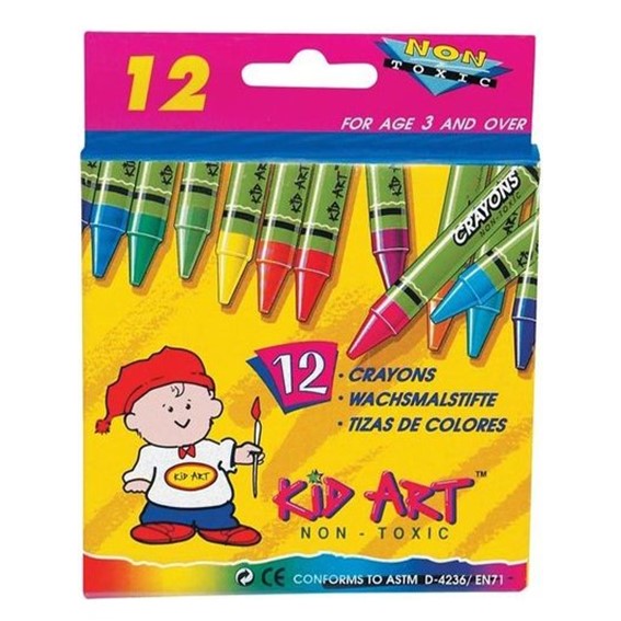 Kid Art Wax Crayons 12pc