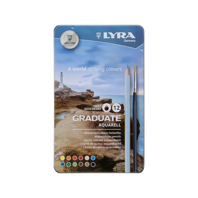 Lyra GRADUATE Aquarell Pencils 12pc