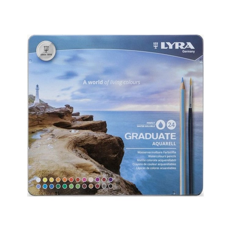 Lyra GRADUATE Aquarell Pencils 24pc