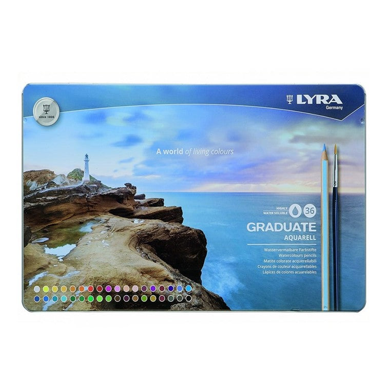 Lyra GRADUATE Aquarell Pencils 36pc