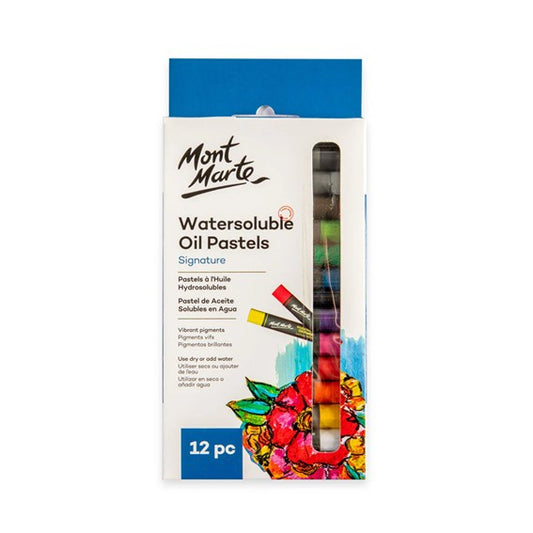 Mont Marte Watersoluble Oil Pastels Signature 12pc