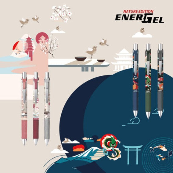 Pentel Energel Nature Gel Roller Pen 0.7mm