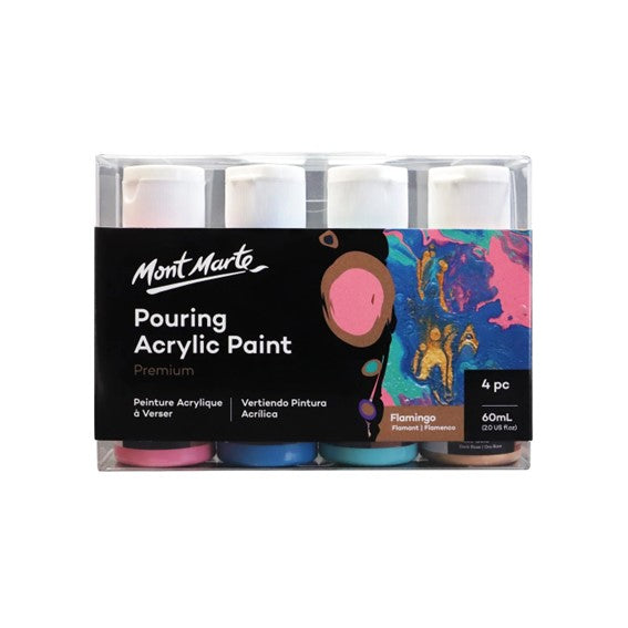 Pouring Acrylic Paint Set 4pc