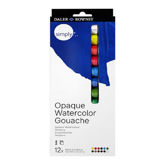 Simply Opaque Watercolour / Gouache 12PC