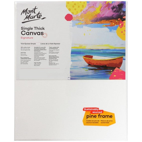 Mont Marte Single Thick Canvas Signature