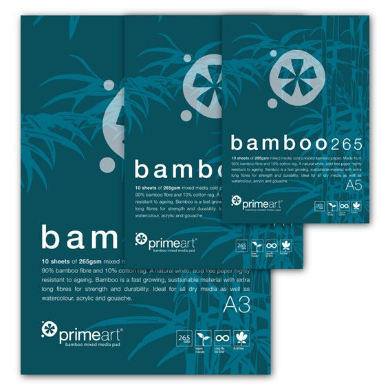 Prime Art Bamboo Mixed Media Pad 265gsm