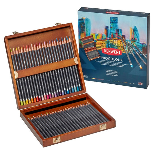 DERWENT Procolour pencils Wooden box 48