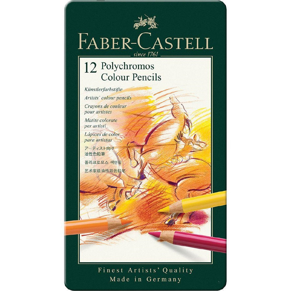Polychromos coloured pencils 12pc