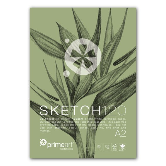 Prime Art Sketch Pad 120gsm