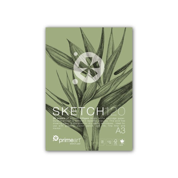 Prime Art Sketch Pad 120gsm