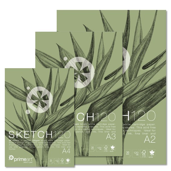 Prime Art Sketch Pad 120gsm