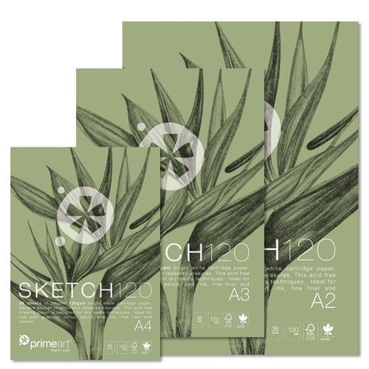 Prime Art Sketch Pad 120gsm