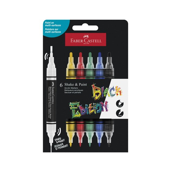 Black Edition Shake&Paint Acrylic Markers