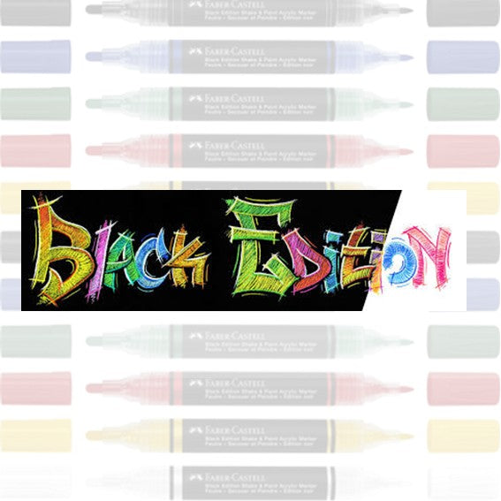 Black Edition Shake&Paint Acrylic Markers