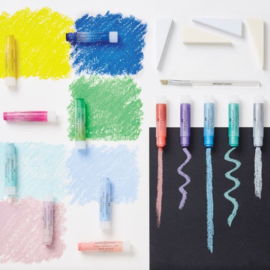 Gelatos watersoluble crayons