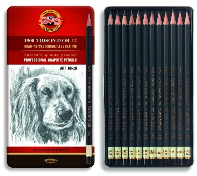 KOH-I-NOOR Artist Set Federmäppchen 78,7 Cm | Rollbares Künstler-Set Mit Hochwertigen Zeichenutensilien