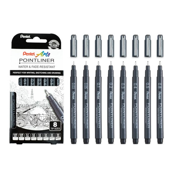 Pentel Pointliner Set